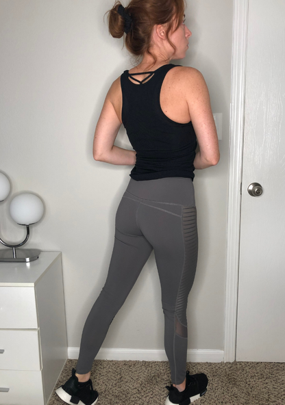 Grey Full Length Leggings