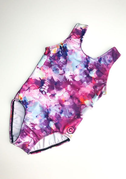 Pink Floral Leotard